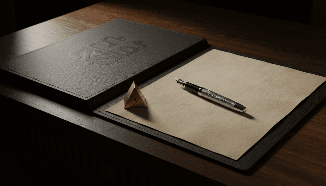 Contract document and fountain pen on desk surface